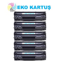 Eko Kartuş Canon CRG-725 6020 Ekonomik Avantajlı 5’li Paket Muadil Toner Muadil Toner (Siyah)