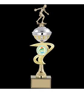 ODAK KUPA - Figürlü Kupalar - Bowling Kadın Figürlü Kupalar FG-065 C - 43 cm
