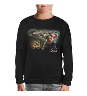 Dota 2 - Axe Siyah Çocuk Sweatshirt