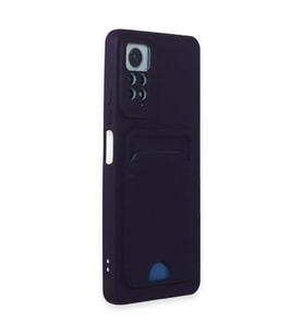 Note 11 Pro Kılıf Kelvin Kartvizitli  - Derin Mor