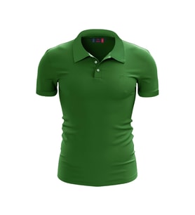 %100 Pamuk Polo T-Shirt IMPERO YEŞİL