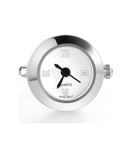 Omark Cotton Zurich Watch Kol Düğmesi (Gümüş Gri)