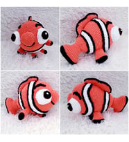 Kayıp Balık Nemo Amigurumi Organik Oyuncak