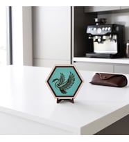 Modern Dokunuşlu Kuğu Süsü Çalışma Masalarınız İçin Estetik ve Zarif Bir Dekoratif Seçenek 10x10 cm