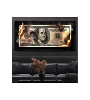 Kanvas Tablo Dekoratif Dolar Kanvas Tablo 30 X 40