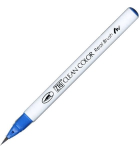 Zig Clean Color Real Brush Fırça Uçlu Marker Kalem 037 Cornflower Blue 