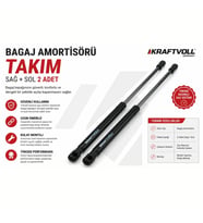 Volkswagen Golf 7 Bagaj Amortisörü Takım (Sağ + Sol) 2012 ve Üzeri Uyumlu Güçlü Basınçlı