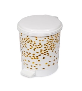 Mono Tone Pedallı Çöp Kovası Desenli No:1 - 6 Lt BO197