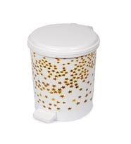 Mono Tone Pedallı Çöp Kovası Desenli No:1 - 6 Lt BO197