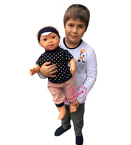 Oyuncak Büyük Boy Türkçe Konuşan Kel Et Bebek Oyun Arkadaşım 60 Cm