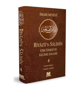 Kitap Kalbi Yayıncılık Riyazüs Salihin Tercümesi Kelime Manalı 4.Cilt