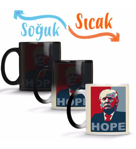 Trump Hope Sihirli Kupa Bardak Porselen