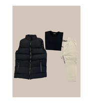 Takım set Yelek, Tshirt, Jogger Pantolon 3'lü set takım Yüksek Kalite (Çok Renkli)
