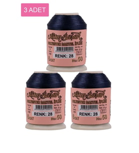 3 Adet Altınbaşak Oya ve Dantel İpi 20 gr - Royaleks - No: 028