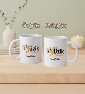 Kişiye Özel Müzik Öğretmeni Kupa Bardak