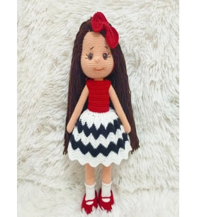 Amigurumi organik oyuncak bebek