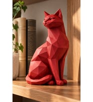 Asil Kedi Dekoratif Biblo