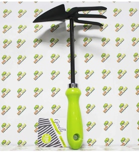 Üç Dişli Bahçe El Çapası, Çapa, Küçük Çapa, Toprak Çapası 24 CM (Orman Yeşili)