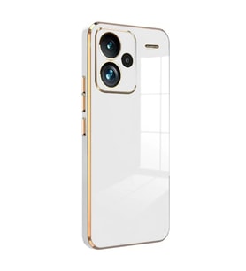 Xiaomi Redmi Note 13 Pro Plus Kılıf Volet Silikon - Beyaz