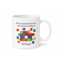 Puzzle Yapanlara Bin Parça Eksik Parça Sabır Kupa Bardak Hediye