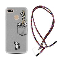 General Mobile GM8 Go GM9 GM20 Pro Plus Kılıf Boyun Asklı Rasta Silikon Pandalar 1798