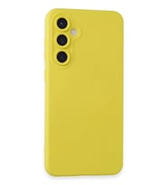 Newface Samsung Galaxy S24 Kılıf Nano içi Kadife Silikon - Sarı