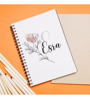 İsim Tasarımlı Defter Kişiye Özel