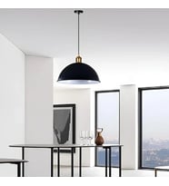 RİOLIGHT VİNTAGE,RUSTİK,RETRO CAFE,MUTFAK,ODALAR İÇİN SİYAH 1XE27 DUYLU METAL SARKIT AVİZE ÇAP:40CM