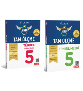 BİLFEN YAYINCILIK 5.SINIF TAM ÖLÇME TÜRKÇE+FEN BİLİMLERİ ETKİNLİKLİ SORU BANKASI (YENİ MÜFREDAT)