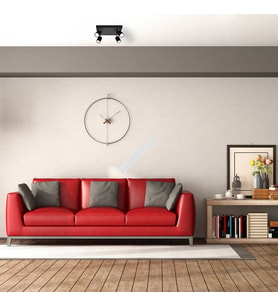 RIOLİGHT MODERN SİYAH GÖVDE SİYAH HAREKETLİ BAŞLIK 4XGU10 LED KARE SPOT AVİZE(AMPÜL DAHİLDİR)