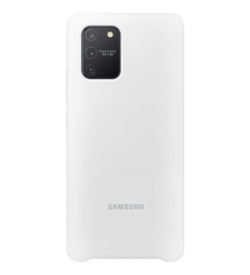 Galaxy S10 Lite ile Uyumlu Silikon Kılıf Beyaz EF-PG770TWEGWW