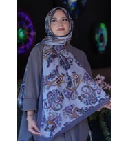 Paisley Desen Füme Soft Pamuk Şal (Standart)
