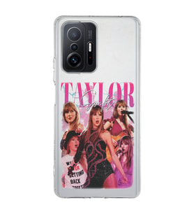 Redmi Mi 11T/Mi 11T Pro Uyumlu Taylor Swift Desenli Şeffaf Telefon Kılıfı