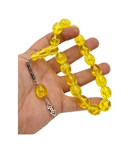 Sarı 17 li Maskot Tesbih