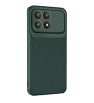 Coverzone Xiaomi Poco F8 Pro Uyumlu TPU Silikon K?l?f, Ultra Slim Fit Karbon Fiber Desenli, Darbe Emici, ?nce ve Hafif, ??k ve Koruyucu (Koyu Ye?il)