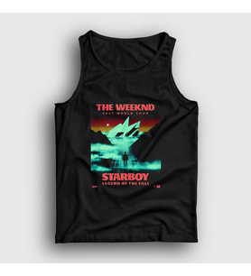 Presmono Unisex Siyah Tour Starboy The Weeknd Atlet 158993tt