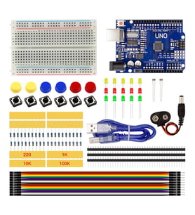 Elektronik Başlangıç Seti Arduino Uno R3 Starter Kit 77 Parça