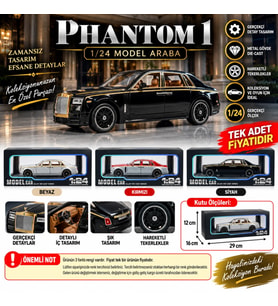 1/24 Phantom 1 Model Araba (adet fiyatıdır)