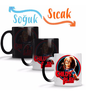 Child's Play Chucky Sihirli Kupa Bardak Porselen