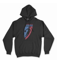 WNBA Logolu Siyah Kapşonlu Sweatshirt Hoddie