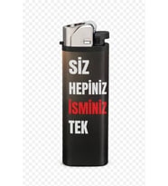 Kişiye özel Siz Hepiniz Tek Çakmak (Çok Renkli)