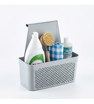 Dolap İçi Asılabilir Plastik Organizer Deterjan Sünger Düzenleyici Askı Mutfak Banyo Dolap İçi Düzenleyici Kapak Arkası Organizer Sepet (Asorti Renk)