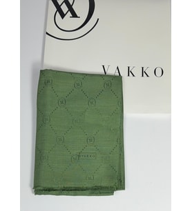 PAMUK İPEK ŞAL - 68 X 200 - 6356 (Haki-Yeşil)