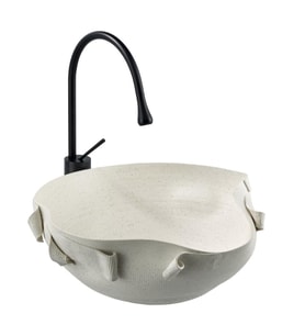 LENA TEZGAHÜSTÜ LAVABO (MAT BEYAZ) EY-9102
