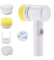 SN-20457 Çok Fonksiyonlu Banyo Mutfak Lavabo Şarjlı Temizlik Fırçası