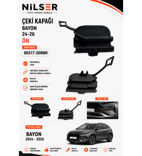 Hyundai Bayon Çeki Demir Kapak Ön 2024-2026