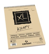 Canson XL Kraft Spiralli Eskiz Defteri 90gr 40 yaprak A3