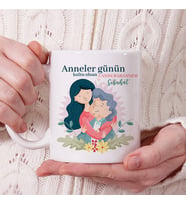 Kişiye Özel Babaanneye Anneler Günü Hediyesi Bardak