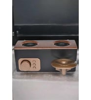Northcity Çalar Radyo Müzik Kutusu Nostaljik Hoparlör - Bluetoothlu Kablosuz Hoparlör, FM Radyo, USB/SD Çalma