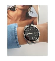 Gümüş Renk Rolex Model Takvimli Çelik Erkek Kol Saati